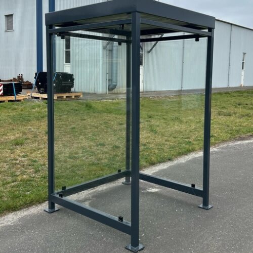 Uit voorraad leevrbaar. Rookoverkapping, automaat-overkapping Myla 1.5 x 1.5m Top aanbieding